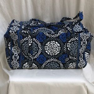Vera Bradley Large Duffel Canterberry Cobalt